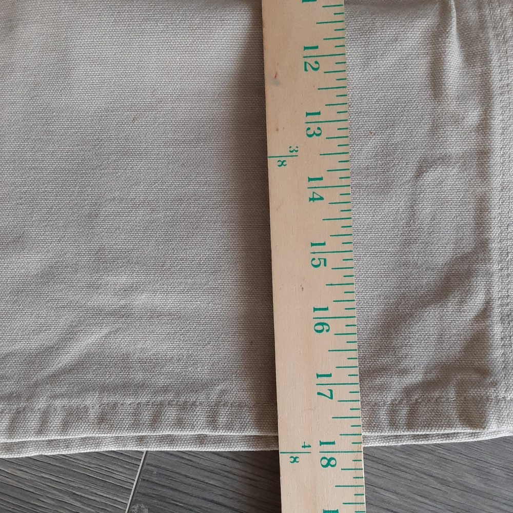 Vintage Carhartt Mens B25 STN Stone Canvas Carpenter Utility Shorts Beige 32 - Picture 4 of 9